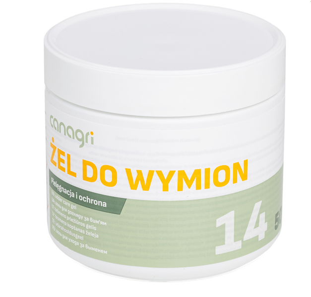 Żel do pielęgnacji wymion ”14”, 500 ml, Canagri