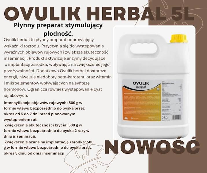 Ovulik Herbal 5kg / 31.03.2027
