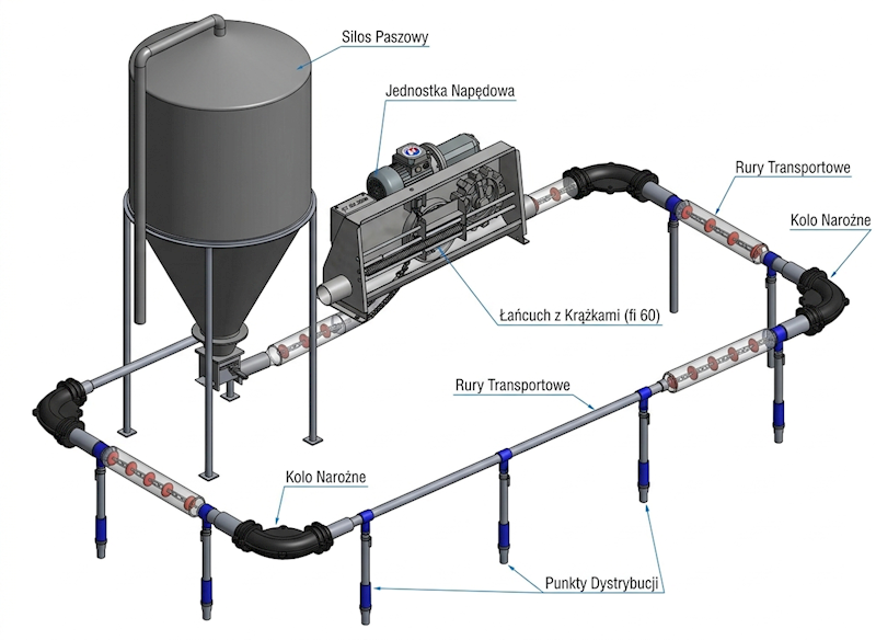 paszociąg koralikowy 