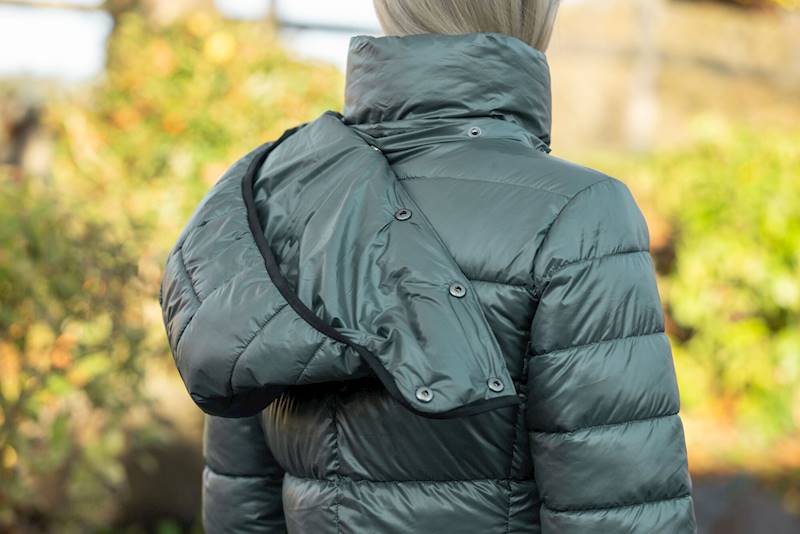 Płaszcz pikowany A/W 2023 damski, brązowy, S, Covalliero