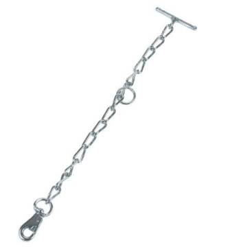 Łańcuch do obroży dla cieląt z karabińczykiem 63 cm, fi 5 mm
