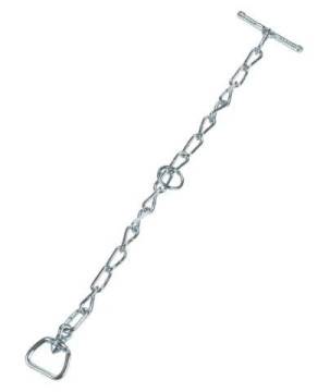 Łańcuch do obrozy dla cieląt z krętlikiem, 60 cm, fi 5 mm