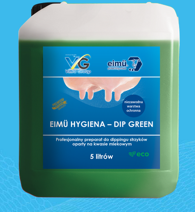 Eimu Hygiena-Dip green 5kg poudojowa ochrona strzyków 
