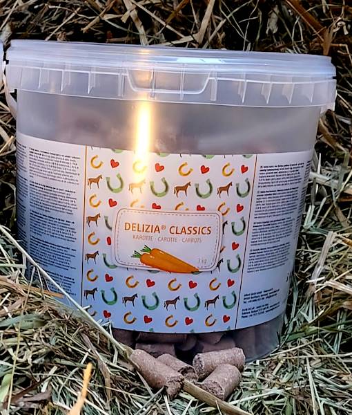 Smakołyki dla konia Delizia Classic 3 kg marchew