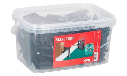 Izolator zatrzaskowy do taśmy do 40mm Maxi Tape, 80 szt, AKO
