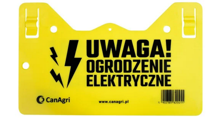 Tabliczka ostrzegawcza, 16x26 cm 
