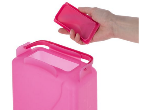 Karmidło dla drobiu prostokątne 3,5 l, plastikowy, różowe, Kerbl