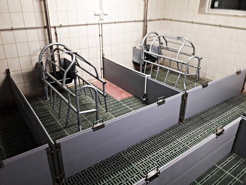 Słupek czołowy 980 z blokada i stopą 80 x 140 KO 
