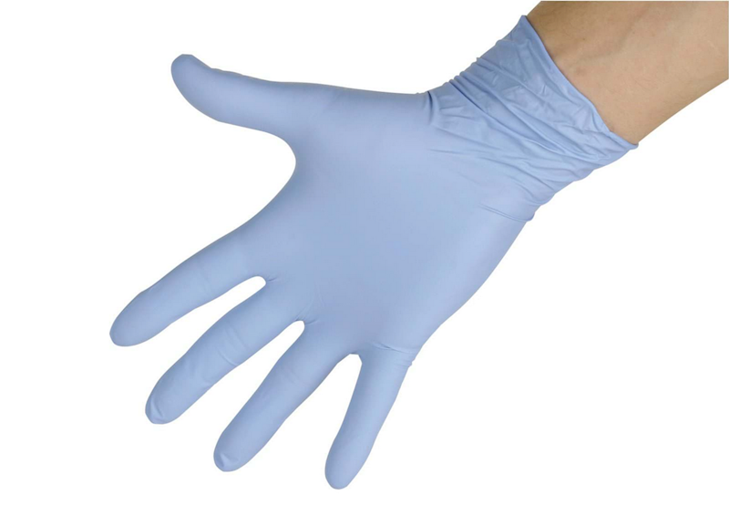 Rękawice Nitrile Top Pro roz. M niebieskie 100 szt 
