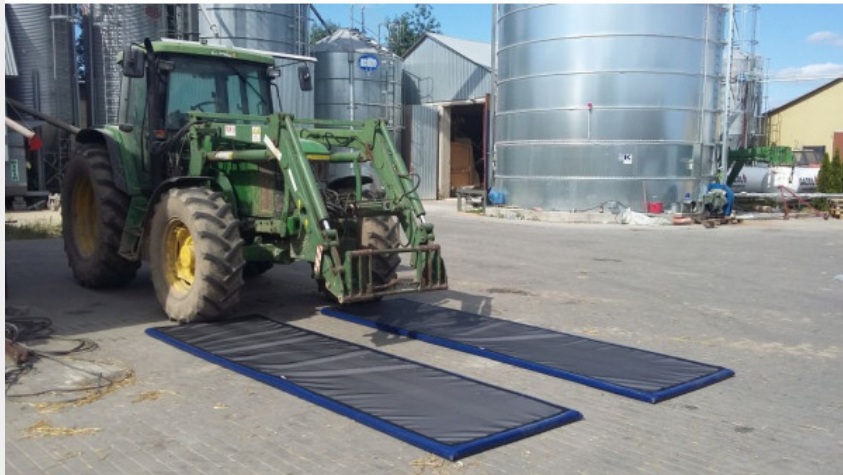 Mata do dezynfekcji przejazdowa 110 x 380 x 5 cm 1szt.