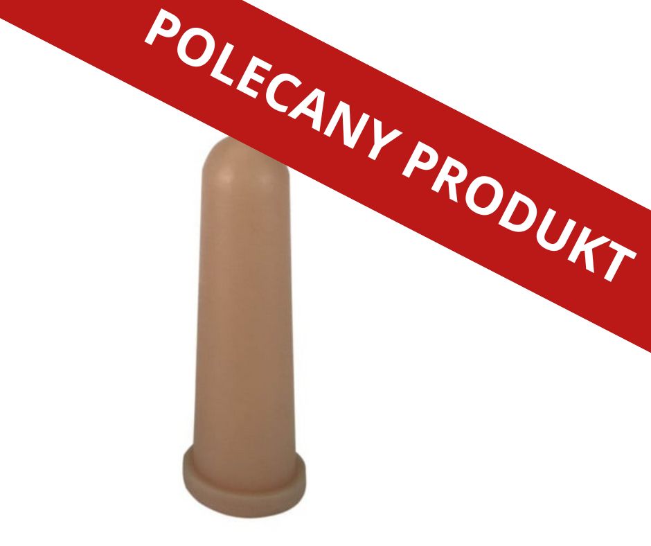 Smoczek lateksowy krótki z nacięciem 