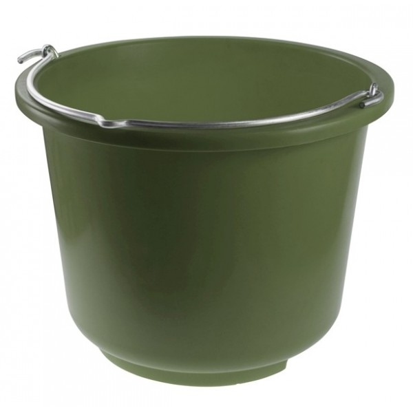 Wiadro plastikowe, 13 l, oliwkowe