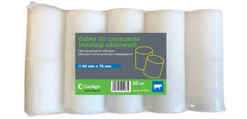 Gąbka do czyszczenia instalacji udojowych, 60ml