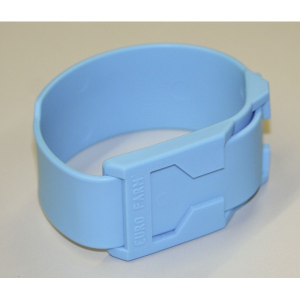 Opaska identyfikacyjna z tworzywa, niebieska