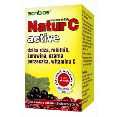 SANBIOS Natur C active 100tabl.