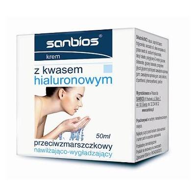 SANBIOS Krem do twarzy z Kwasem Hialuronowym 50ml