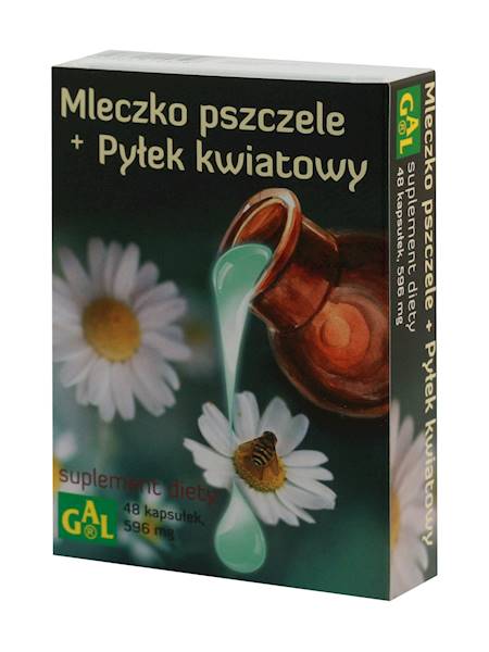 GAL Mleczko plus pyłek kwiatowy 48kaps