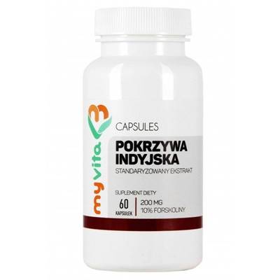 MYVITA Pokrzywa Indyjska 200mg,  60 kaps.