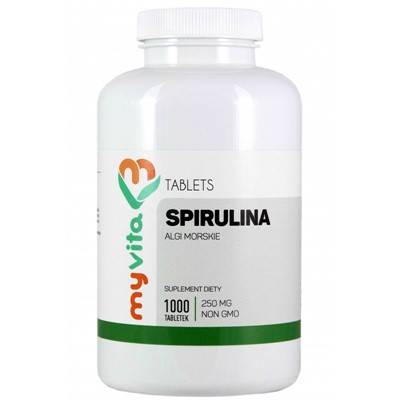 MYVITA Spirulina 250mg, 1000tabl.