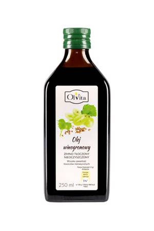 OLVITA Olej winogronowy zimnotłoczony 250ml