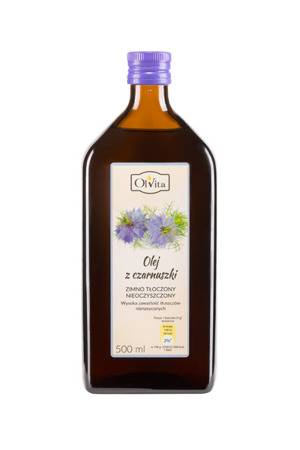 OLVITA Olej z czarnuszki zimnotłoczony 500ml 