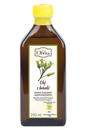 OLVITA Olej z lnianki zimnotłoczony 250ml