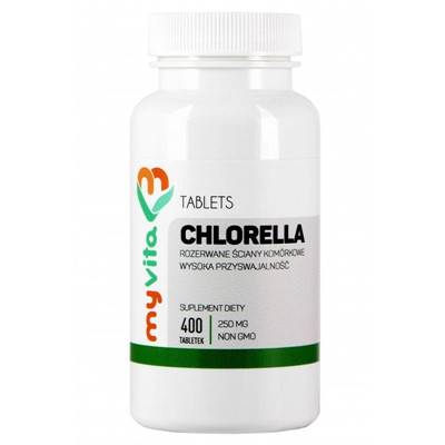 MYVITA Chlorella 250mg, 400tabl.