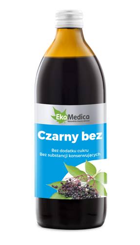 EKAMEDICA Czarny Bez sok 0,5l 