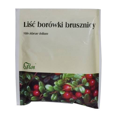 FLOS Borówka brusznica liść 50g