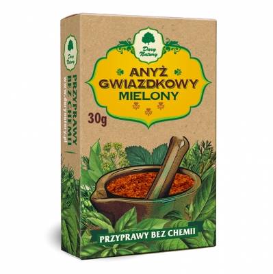 DARY NATURY Anyż gwiazdkowy 30g mielony