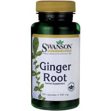 SWANSON Ginger root 540mg 100caps