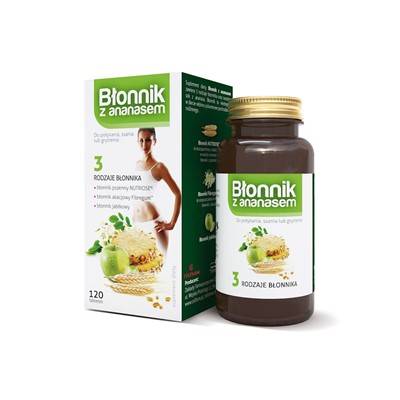 COLFARM Błonnik z ananasem 120tabl.