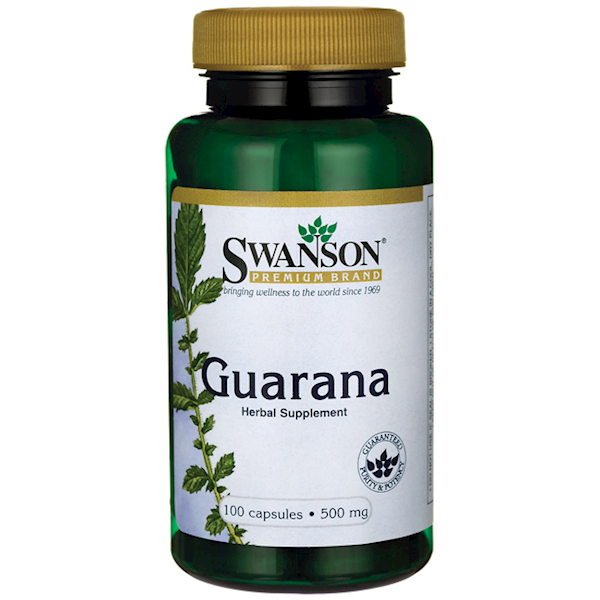 SWANSON Guarana 500mg 100caps