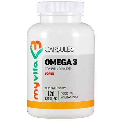 MYVITA Omega 3 Forte 1000mg, 120kaps.