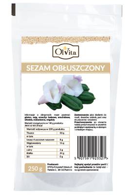 OLVITA Sezam łuskany 250g