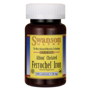 SWANSON Albion chelat żelaza 18mg 180caps