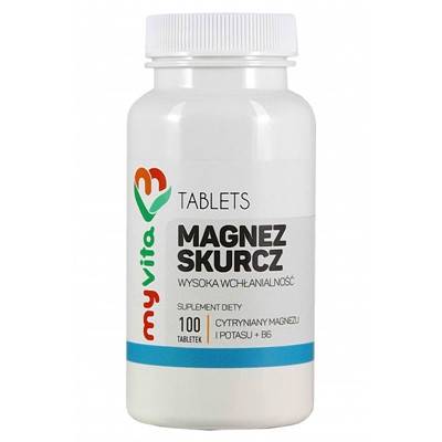 MYVITA Magnez Skurcz 100tabl.