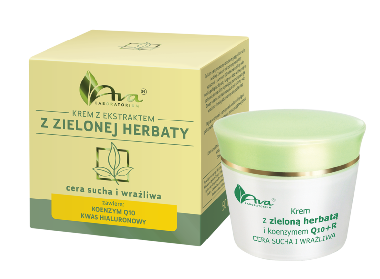 AVA Zielona Herbata - krem do cery suchej