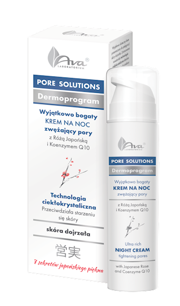 AVA Pore Solution - Krem na noc zwężający pory