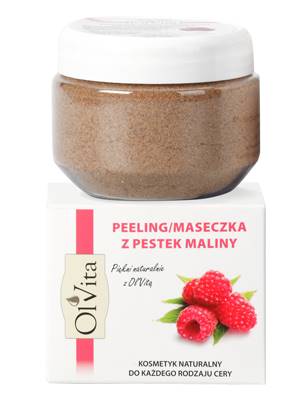 OLVITA Peeling kosmetyczny z pestek maliny 100g