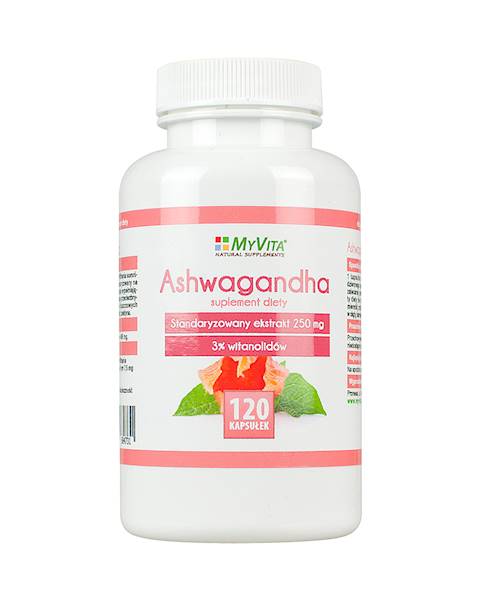 MYVITA Ashwagandha 250mg, 120tabl.