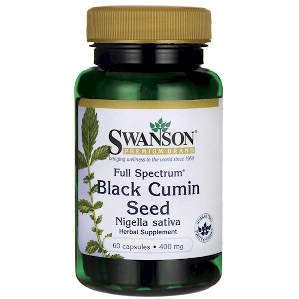 SWANSON Black cumin seed 400mg 60caps
