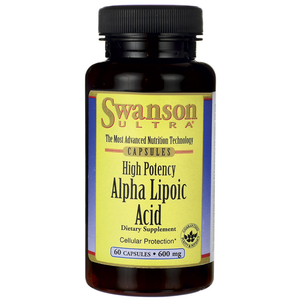 SWANSON ALA Kwas alfa liponowy 600mg 60caps