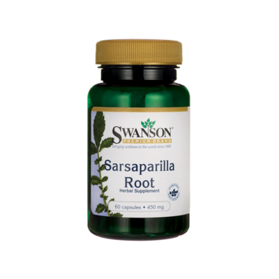 SWANSON Sarsaparilla root 450mg 60caps