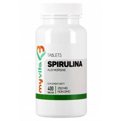 MYVITA Spirulina 250mg, 400tabl.