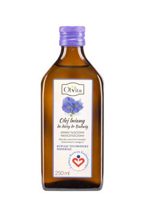 OLVITA Olej lniany zimnotł. dieta dr Budwig 250ml