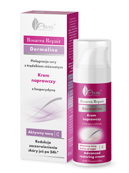 AVA Rosacea Repair-naprawczy krem na noc z hesper.
