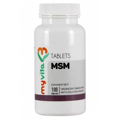 MYVITA MSM 500mg, 100tabl.