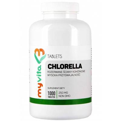 MYVITA Chlorella 250mg, 1000tabl.