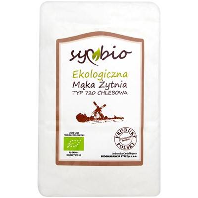 SYMBIO Mąka żytnia chlebowa typ 720 BIO 1kg